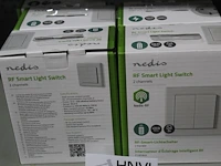 Vijf smart light switches nedis type rfws20wt, afstand 30 m, kracht 12 v - afbeelding 2 van  2