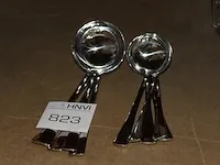 Vijf soep/sauslepels en vijf opscheplepels couvert. - afbeelding 1 van  1