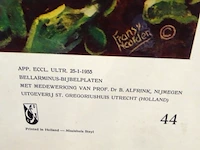 Vijftiger jaren bellarminus bijbelplaat - afbeelding 3 van  5