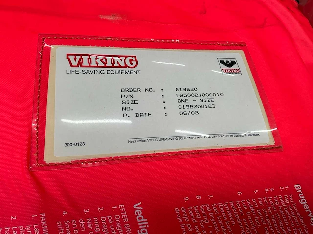 Viking geisoleerde reddingspak (8x) - afbeelding 3 van  7