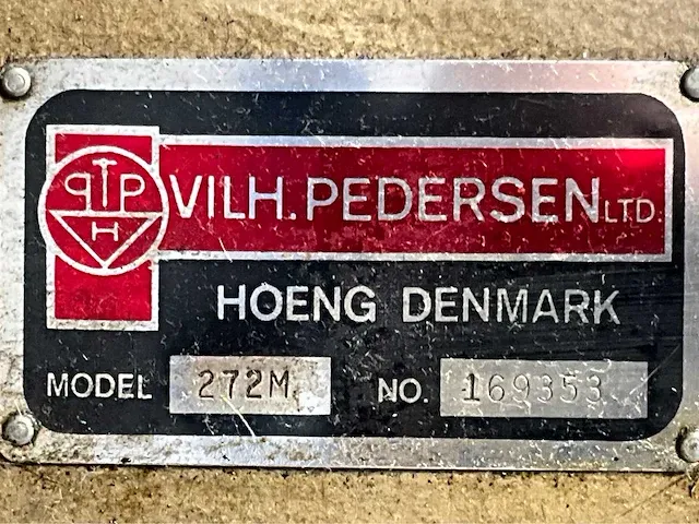 Vilh. pedersen 272m stansmachine - afbeelding 2 van  10