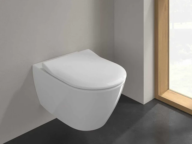 Villeroy & boch - 4628hr01 - wandcloset - directflush - diepspoel - slimseat zitting softclose - afbeelding 1 van  3
