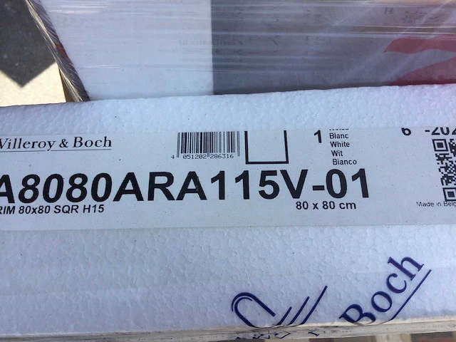 Villeroy & boch - douchebak 80x80 cm. - afbeelding 3 van  5