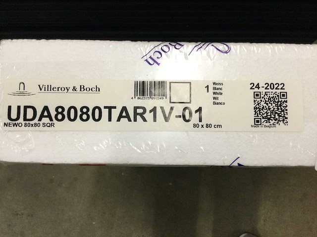 Villeroy & boch - newo - douchevloer 80x80 cm. - afbeelding 3 van  4