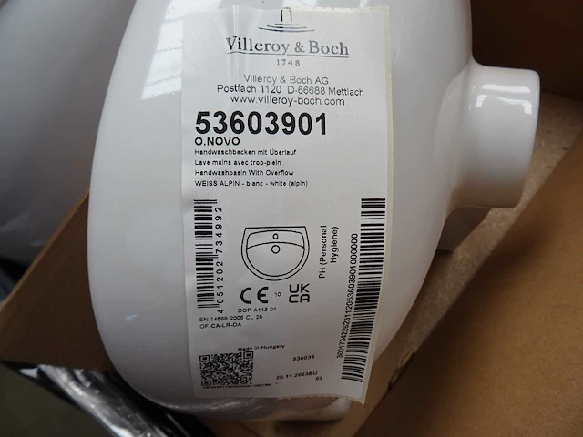 Villeroy & boch - o.novo - fontein (5x) - afbeelding 2 van  2