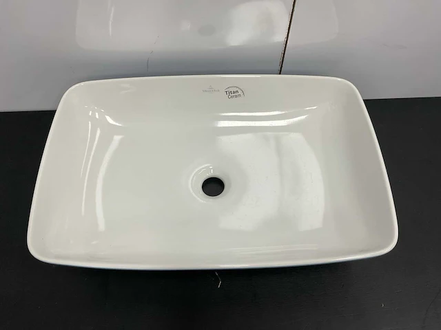 Villeroy & boch 417258bcw1 titan ceram waskom - afbeelding 1 van  3