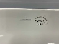 Villeroy & boch 417258bcw1 titan ceram waskom - afbeelding 3 van  3