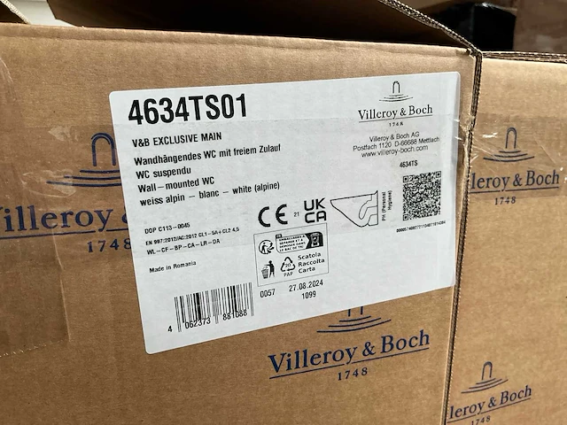 Villeroy & boch 4634ts01 toilet - afbeelding 3 van  3