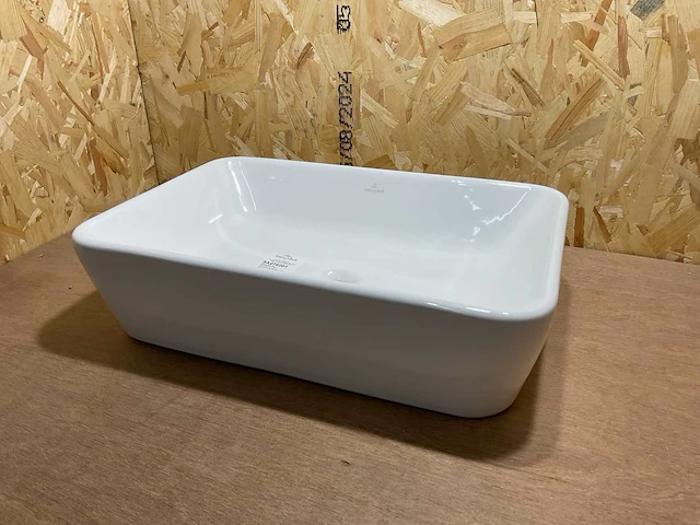 Villeroy & boch architectura opzetwastafel rechthoek met overloop - afbeelding 1 van  10