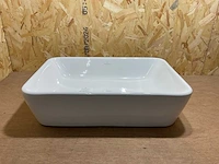 Villeroy & boch architectura opzetwastafel rechthoek met overloop - afbeelding 3 van  10