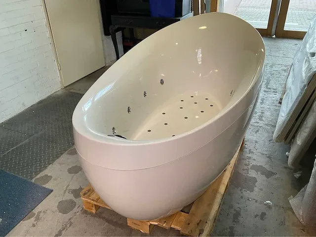 Villeroy & boch aveo exclusieve vrijstaande whirlpool bad met lift 186x93 cm - afbeelding 4 van  24