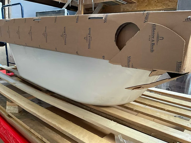 Villeroy & boch oberon 2.0 bad 180x80cm wit - afbeelding 3 van  5