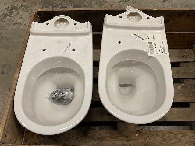 Villeroy & boch o.novo 566101r1 staande toilet (2x) - afbeelding 2 van  3