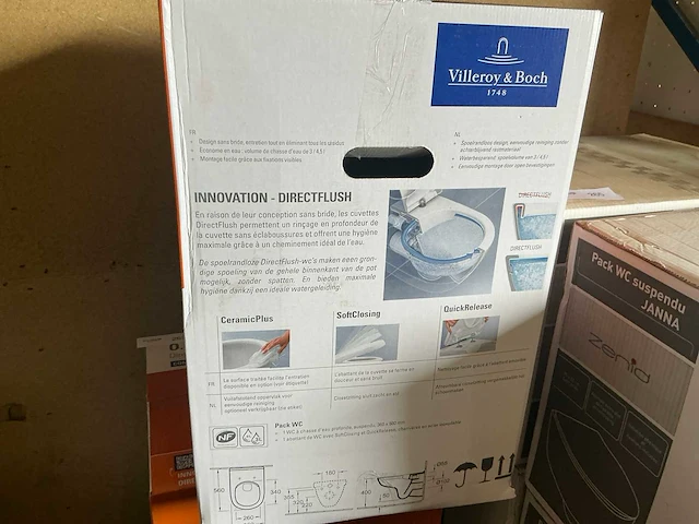 Villeroy & boch o.novo wandcloset directflush combipack - afbeelding 6 van  7