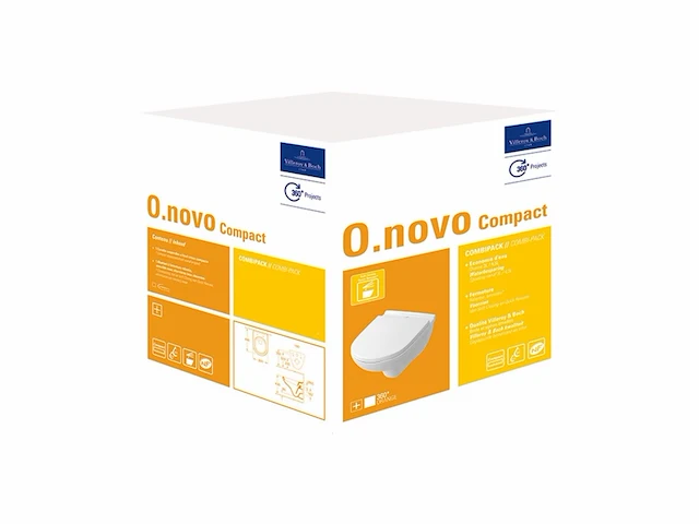 Villeroy & boch toiletpot o.novo wit - afbeelding 2 van  3
