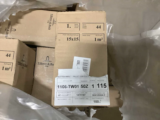 Villeroy & boch wandtegel 15x15cm (70m2) - afbeelding 3 van  4