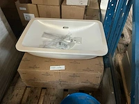 Villeroy & boch wastafel 60cm (2x) - afbeelding 3 van  3