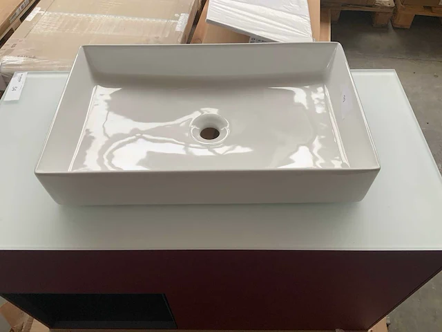 Villeroy&boch finion badmeubel bordeaux rood 100cm - afbeelding 6 van  11