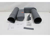 Vilpe t177125 ross ventilatieschacht ø125mm donkergrijs - afbeelding 2 van  3