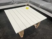 Vinci alora - outdoor loungeset - wit aluminium, grijs - afbeelding 13 van  20