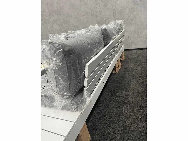 Vinci alora - outdoor loungeset - wit aluminium, grijs - afbeelding 17 van  20
