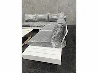Vinci alora - outdoor loungeset - wit aluminium, grijs - afbeelding 5 van  20