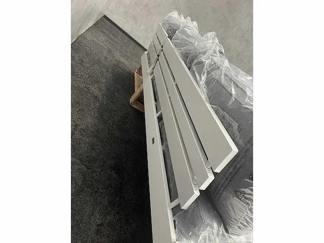Vinci alora - outdoor loungeset - wit aluminium, grijs - afbeelding 7 van  20
