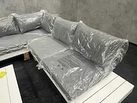 Vinci alora - outdoor loungeset - wit aluminium, grijs - afbeelding 9 van  20