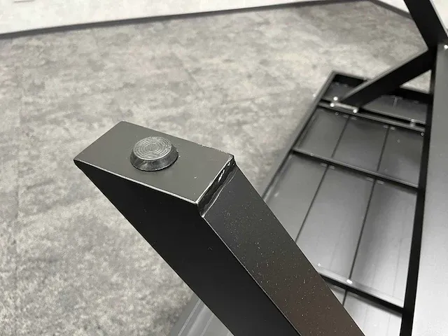 Vinci bahia - tuintafel zwart aluminium 200x90 - afbeelding 10 van  12