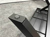 Vinci bahia - tuintafel zwart aluminium 200x90 - afbeelding 10 van  12