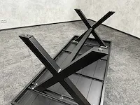 Vinci bahia - tuintafel zwart aluminium 200x90 - afbeelding 12 van  12