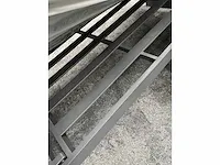 Vinci caldela - outdoor loungehoek antraciet aluminium - kussens grijs - afbeelding 2 van  24