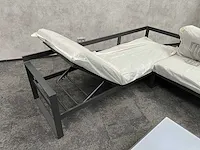 Vinci caldela - outdoor loungehoek antraciet aluminium - kussens grijs - afbeelding 23 van  24