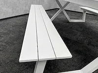 Vinci mundo - outdoor picknicktafel wit aluminium - afbeelding 2 van  14