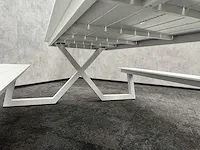Vinci mundo - outdoor picknicktafel wit aluminium - afbeelding 5 van  14