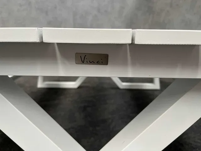 Vinci mundo - outdoor picknicktafel wit aluminium - afbeelding 8 van  14