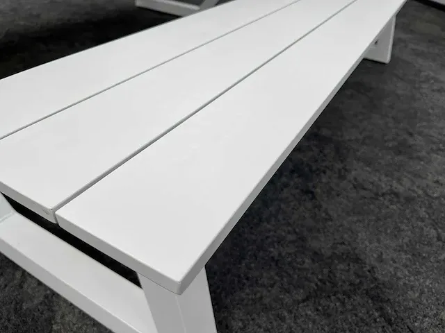 Vinci mundo - outdoor picknicktafel wit aluminium - afbeelding 12 van  14