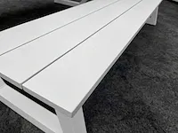 Vinci mundo - outdoor picknicktafel wit aluminium - afbeelding 12 van  14