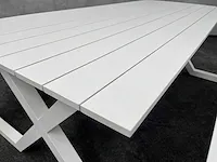 Vinci mundo - outdoor picknicktafel wit aluminium - afbeelding 13 van  14