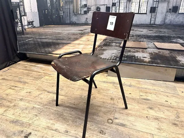 Vintage - restaurantstoel (10x) - afbeelding 1 van  5