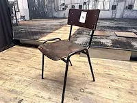 Vintage - restaurantstoel (10x) - afbeelding 1 van  5