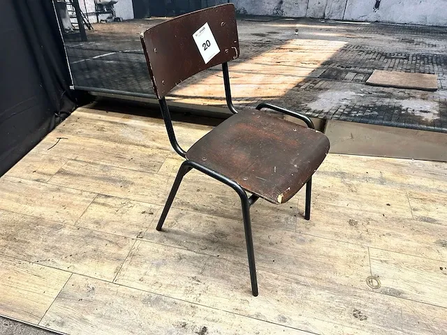 Vintage - restaurantstoel (10x) - afbeelding 4 van  5