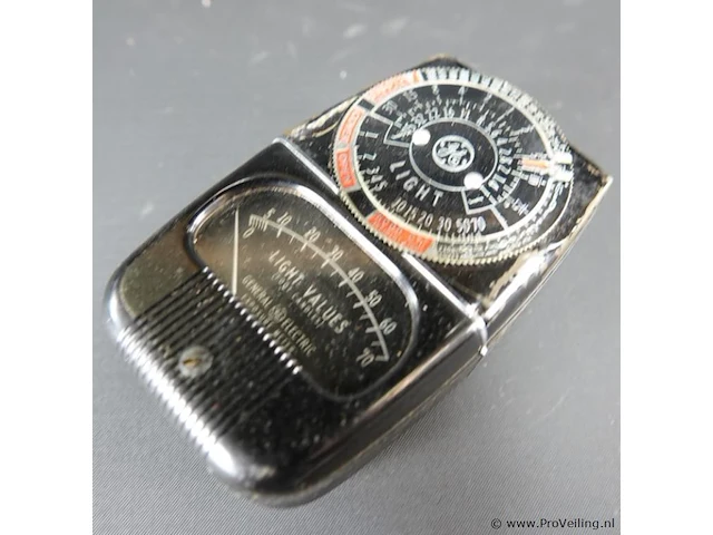 Vintage 1940's ge exposure light meter 8dw58y4 - afbeelding 2 van  5