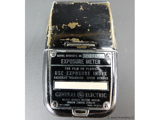 Vintage 1940's ge exposure light meter 8dw58y4 - afbeelding 4 van  5