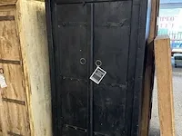 Vintage 2-deurs kast, 107x40x185 cm - afbeelding 1 van  6