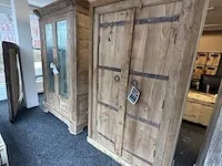 Vintage 2-deurs kast, 111x43x185 cm - afbeelding 2 van  4