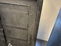 Vintage 2-deurs kast, 115x43x184 cm - afbeelding 4 van  6
