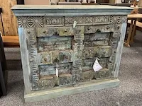 Vintage 2-deurs kast, 121x51x98 cm - afbeelding 1 van  6