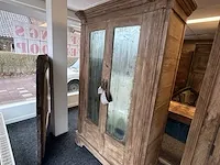 Vintage 2-deurs kast, 129x55x197 cm - afbeelding 1 van  6