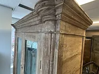 Vintage 2-deurs kast, 129x55x197 cm - afbeelding 4 van  6